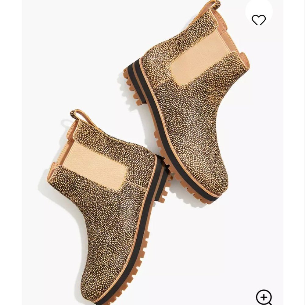 The Citywalk Lugsole Chelsea Boot in Calf Hair